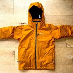 Patagonia Boys Snowshot Ski Jacket - Gold - Size S 7/8